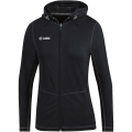 JAKO Laufjacke (Full-Zip Kapuzenjacke) Run 2.0 schwarz Damen